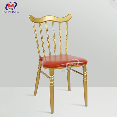 Bulk Metal Napoleon Wedding Chiavari Chair Event Furniture With Fixed Cushion