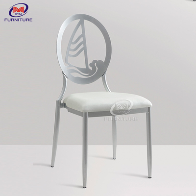 Aluminum Sliver Champagne Wedding Reception Chiavari Chair Oem Odm