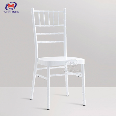 Stacking Design White Bamboo Chiavari Chair Use For Wedding Reception