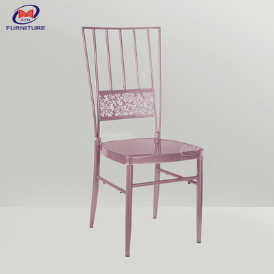 Modern Metal Chiavari Rose Gold Wedding Tiffany Chair For Dining