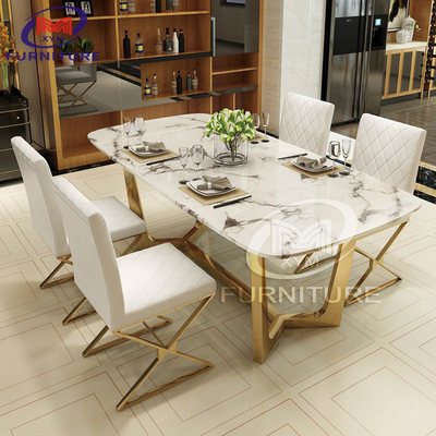 ISO9001 Stainless Steel Chair And Table Combination Stainless Steel Dinette Set