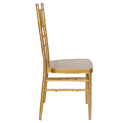 Stackable Metal Wedding Chiavari Chair Hotel Furniture 39*42*92cm