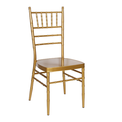 Stackable Metal Wedding Chiavari Chair Hotel Furniture 39*42*92cm