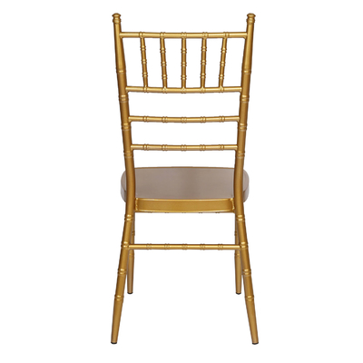 Stackable Metal Wedding Chiavari Chair Hotel Furniture 39*42*92cm