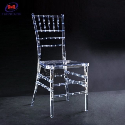 Napoleon / Tiffany / Giovanni Acrylic Resin Chair Wedding Clear Crystal Transparent