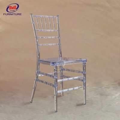 Napoleon / Tiffany / Giovanni Acrylic Resin Chair Wedding Clear Crystal Transparent