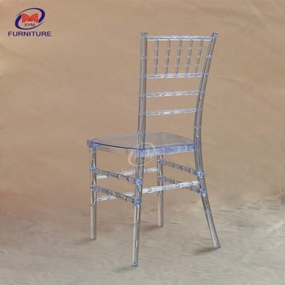 Napoleon / Tiffany / Giovanni Acrylic Resin Chair Wedding Clear Crystal Transparent