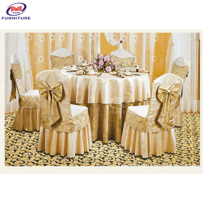 Customized Polyester Chair Covers And Sashes Hotel Furniture Supplies
