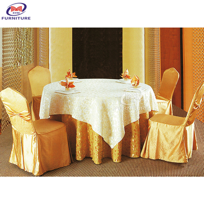 Customized Polyester Chair Covers And Sashes Hotel Furniture Supplies