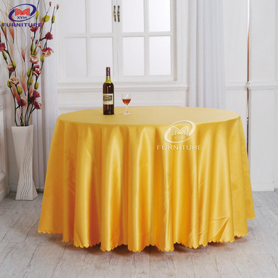 Multi Style Round Satin Tablecloth Table Decoration Covers And Sashes