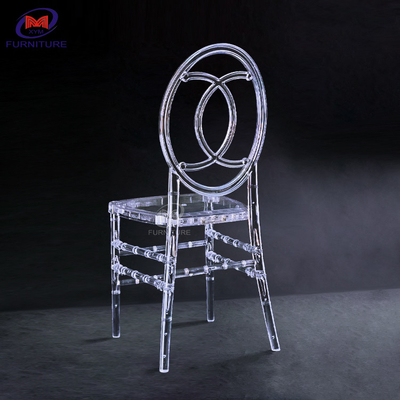 Chanel Backrest Clear Acrylic Chair Banquet Wedding Party Tiffany Chiavari Chair