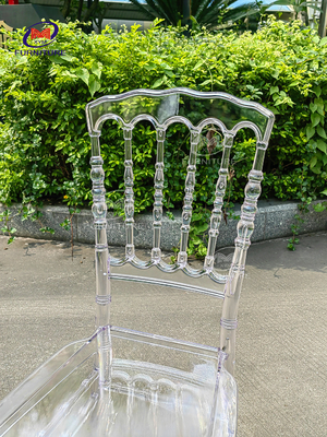 Stackable Resin Wedding Tiffany Chiavari Chairs For Outdoor Banquet Halls Hotels