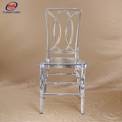Clear Bulk Resin Chiavari Chair Mesh Back For Outdoor Wedding Event
