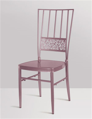 Wedding Party Iron / Aluminum Metal Chiavari Chairs For Rent