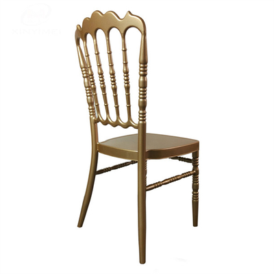 Iron Aluminum Alloy Wedding Chiavari Chair 28*2.0mm 35x2.5mm Tube Size