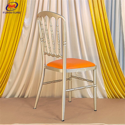 30x3.0mm Tube Size Wedding Party Chairs Aluminum Alloy 10 Years Warranty