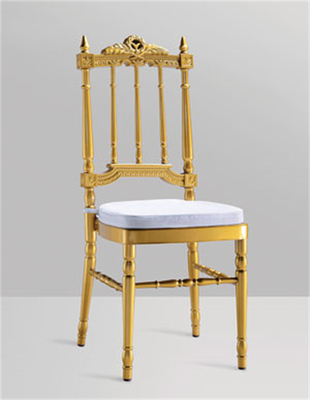 Aluminum Iron Elegant Banquet Chiavari Seating High Temperature Baking Paint