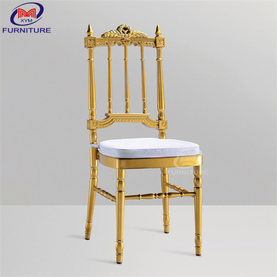 Aluminum Iron Elegant Banquet Chiavari Seating High Temperature Baking Paint