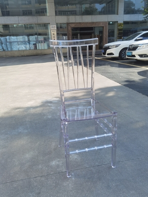 Durable Stackable Resin Chiavari Chair 25.5 Inches Arm Height For Home Commercial