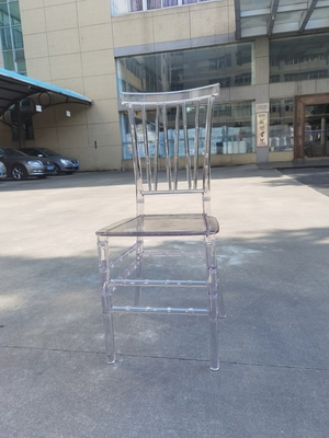 Durable Stackable Resin Chiavari Chair 25.5 Inches Arm Height For Home Commercial