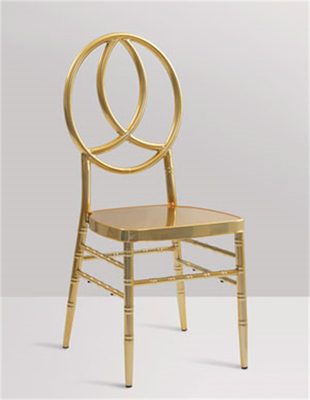 Padded Chiavari Wedding Chair  17.5 Inches Height No Armrests 3 Years Warranty