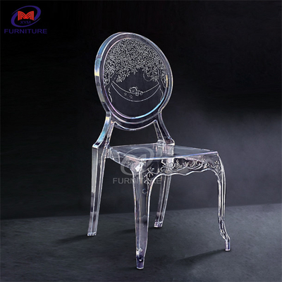 25.5 Inch Resin Chivari Chair Durable Material For Commercial