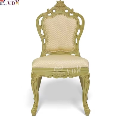 Luxury Hotel Banquet Chair With Comfortable Back Seat Cushion Pp Material Palace Chair