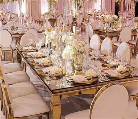 Modern Events Stainless Steel Chair Circle Back Stainless Steel Dining Chairs Use For Dining Wedding
