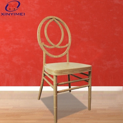 Fashionable Wedding Banquet Chairs Seven Pole Aluminum Metal Phoenix Bamboo