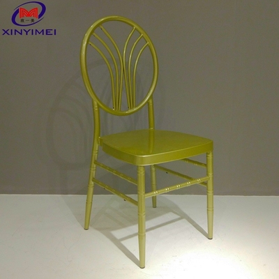 Customized Golden Phoenix Bamboo Chair Line Backrest European Round Back Iron Banquet Chair