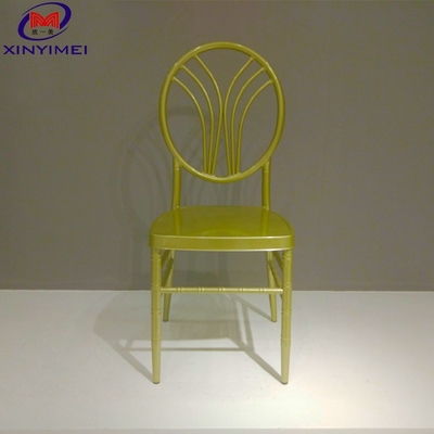 Customized Golden Phoenix Bamboo Chair Line Backrest European Round Back Iron Banquet Chair