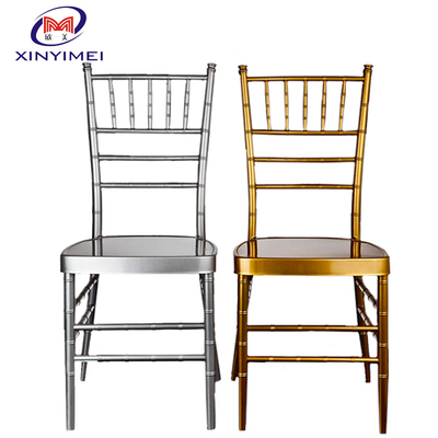 Modern Gold Metal Wedding Chiavari Chair Furniture For Ballroom Hotel
