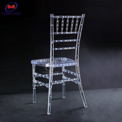 Crystal Wedding Hall Resin Chiavari Chair Plastic Clear Color