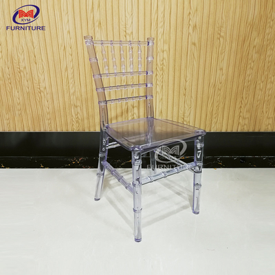 Kids Modern Transparent Acrylic Resin Chiavari Chairs Event Party 3KG