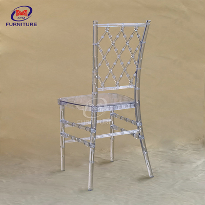 ISO9001 15.5" Wide X 15.5" Deep Resin Chiavari Chair 800Lbs Weight Capacity