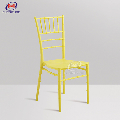 High Quality PP Material One-Piece Design Wedding  Plastic Chiavari Chair