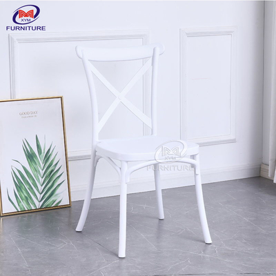 Commercial Stackable Resin Party Event Plastic Chair X Back For Wedding