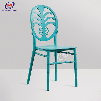 Round Back Peacock Design Chiavari Event Plastic Chair for Ourdoor