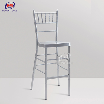 Chiavari Back Bar Stool Chair Restaurant Metal High Back Bar Stools 250KG