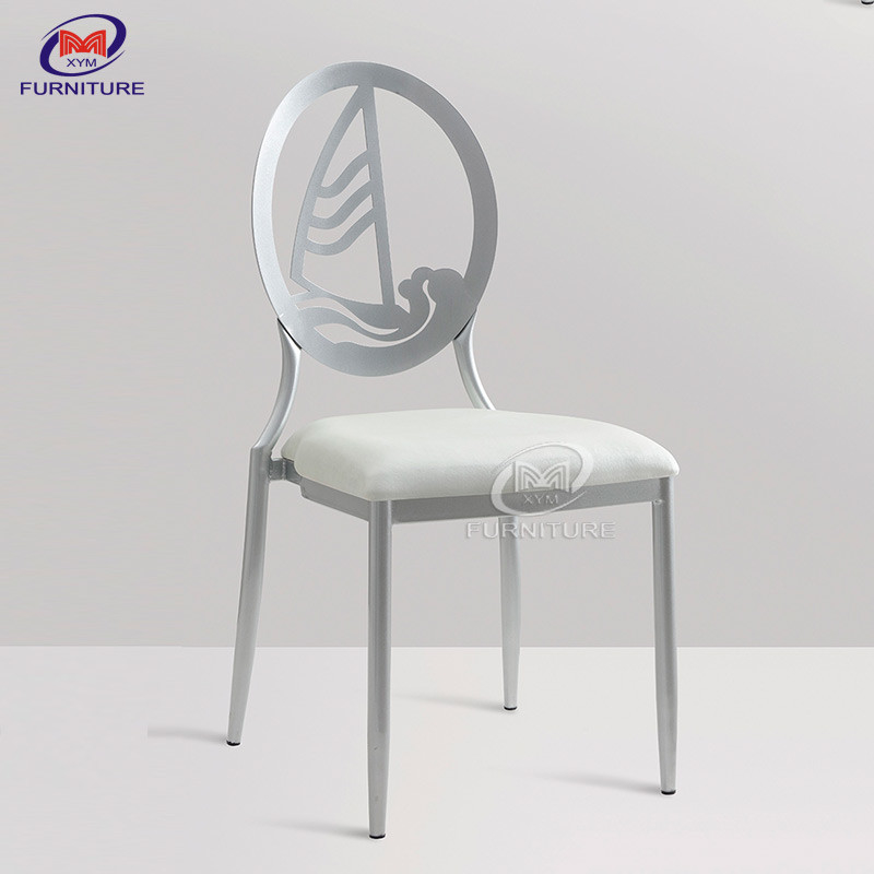 Aluminum Sliver Champagne Wedding Reception Chiavari Chair Oem Odm