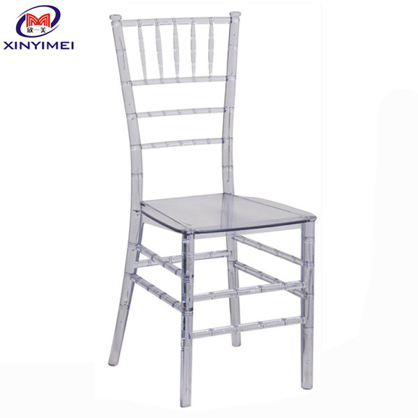 Napoleon / Tiffany / Giovanni Acrylic Resin Chair Wedding Clear Crystal Transparent