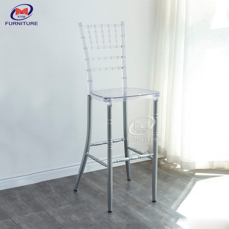 Modern 30 Inch Bar Stools Plastic Tiffany Counter Chairs With Backs
