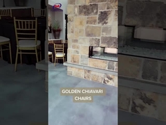 Four pole golden Chiavari Chair chair 9ZJ01 with seat bag