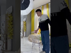 wedding banquet event use stackable phoenix resin chowari chairs